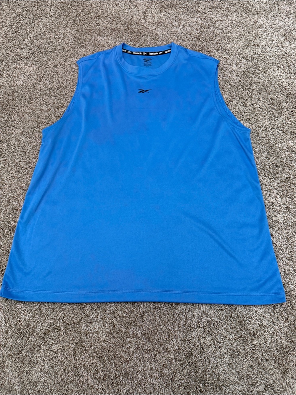 Reebok Men’s Bright Blue Performance Muscle Tank